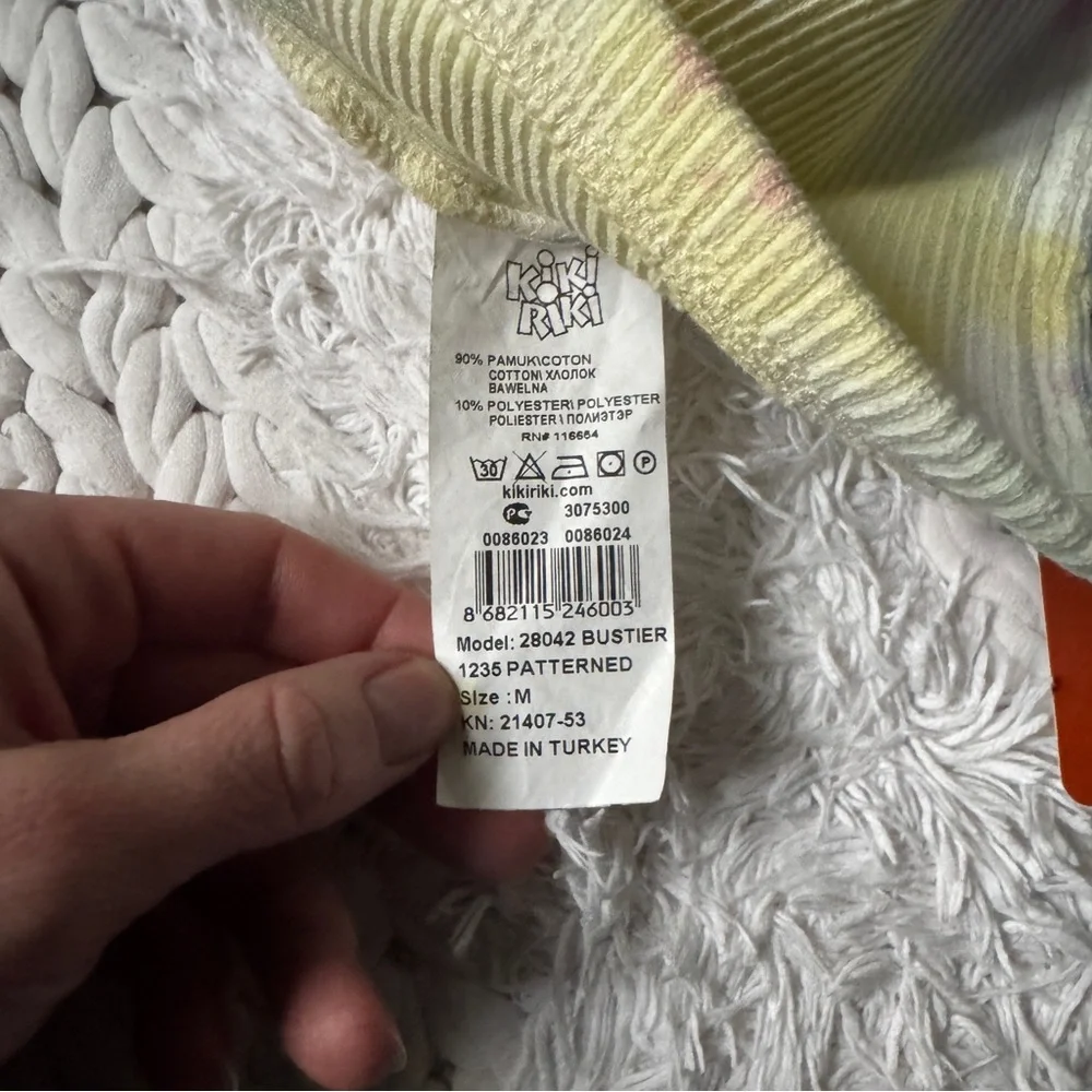 Dolls Kill Medium Rainbow Tie-Dye Tube Top Festival Dyed Colorful - Picture 5 of 7